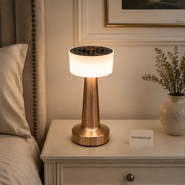 Small Modern Metal Table Lamp