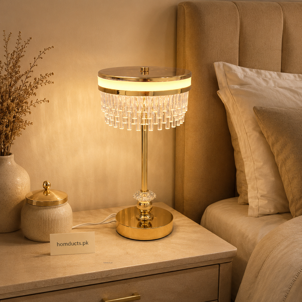 Crystal Fringe LED Table Lamp AT-9