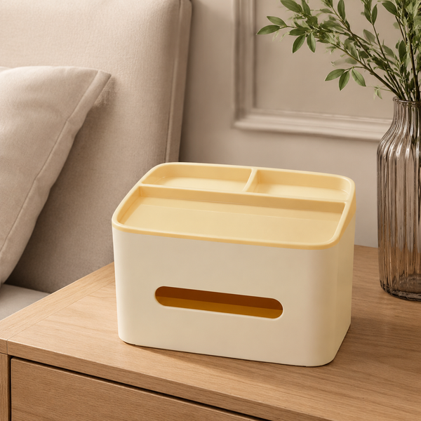 ECOCO Multi-Function Plastic Tissue Box 10364-1