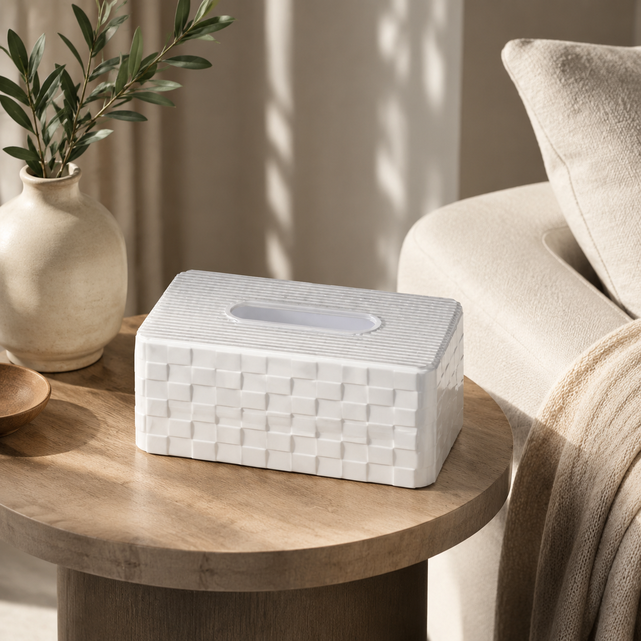 Modern Wooden Tissue Box 23-10