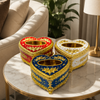 Luxury Metal Heart Tissue Box 3383-7