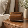 Wood-Effect Square Plastic Tissue Box 3904-16