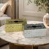 Modern Check Design Plastic Tissue Box 3904-5
