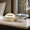 Modern Curved Heart Design Plastic Tissue Box