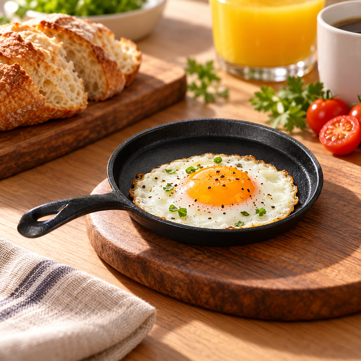 Danny Home 13cm Mini Cast Iron Skillet