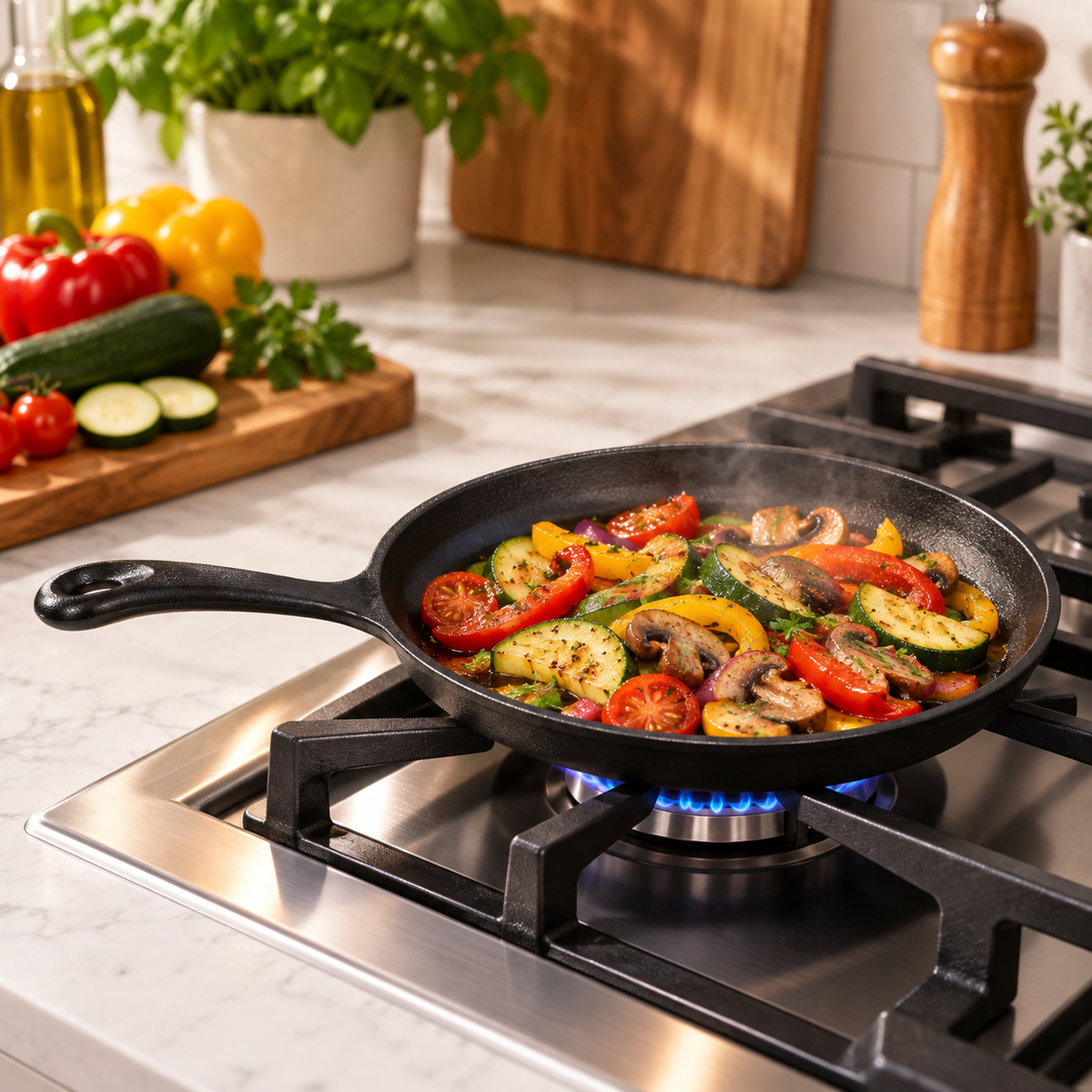 Danny Home 20cm Cast Iron Skillet