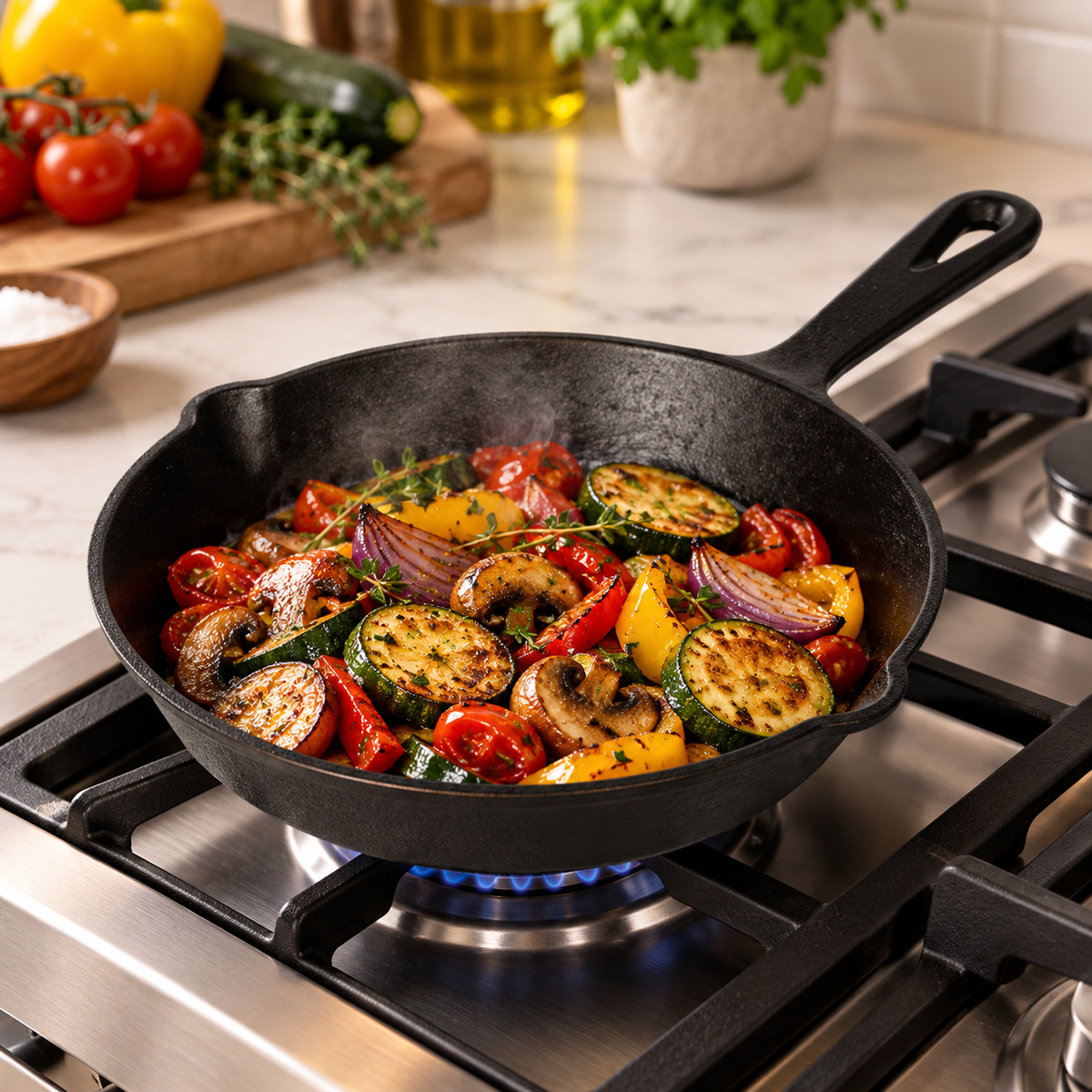 Danny Home 25.5cm Cast Iron Skillet